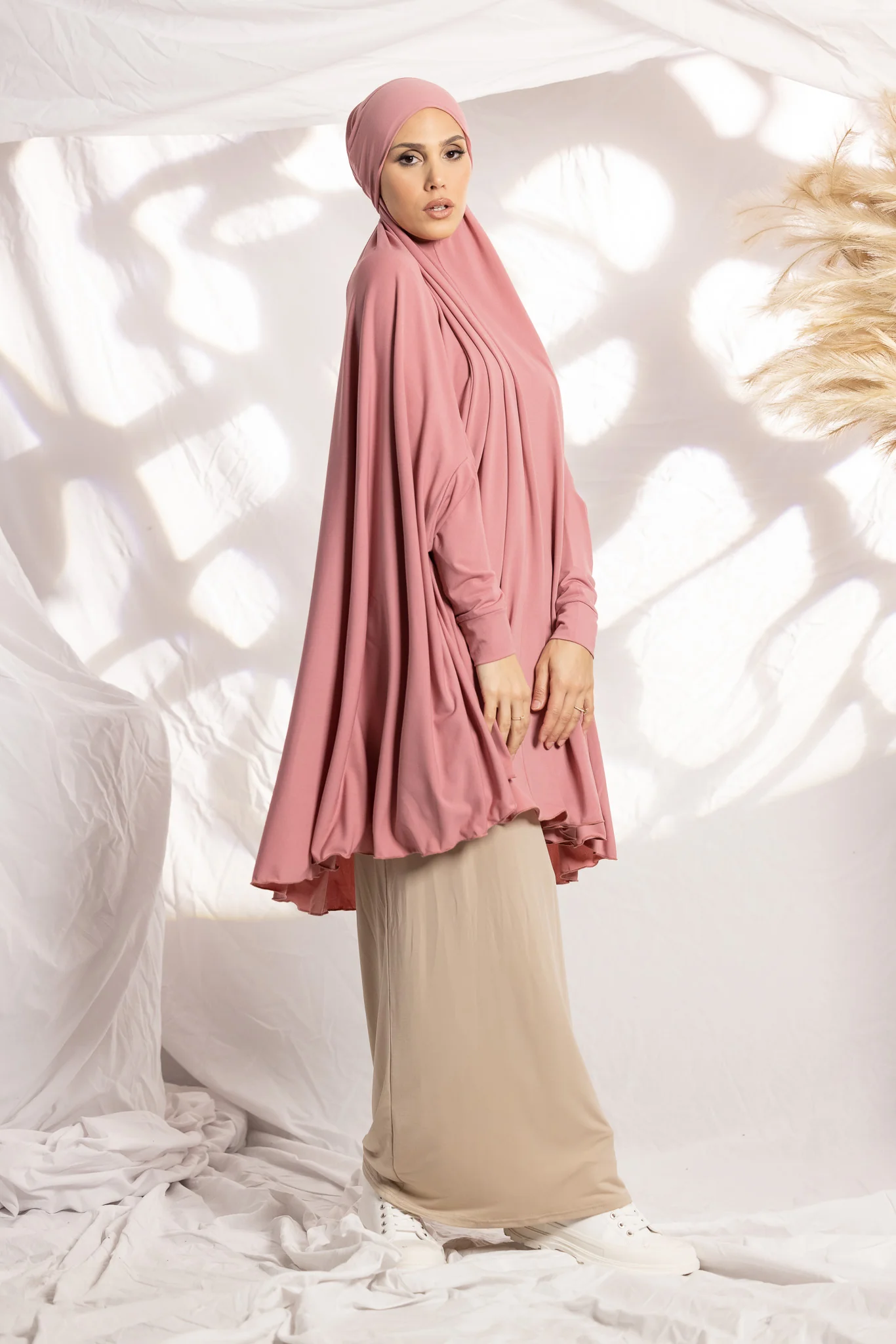 Tie Back Jilbab Sleeves - Shades of Pink - Image 9