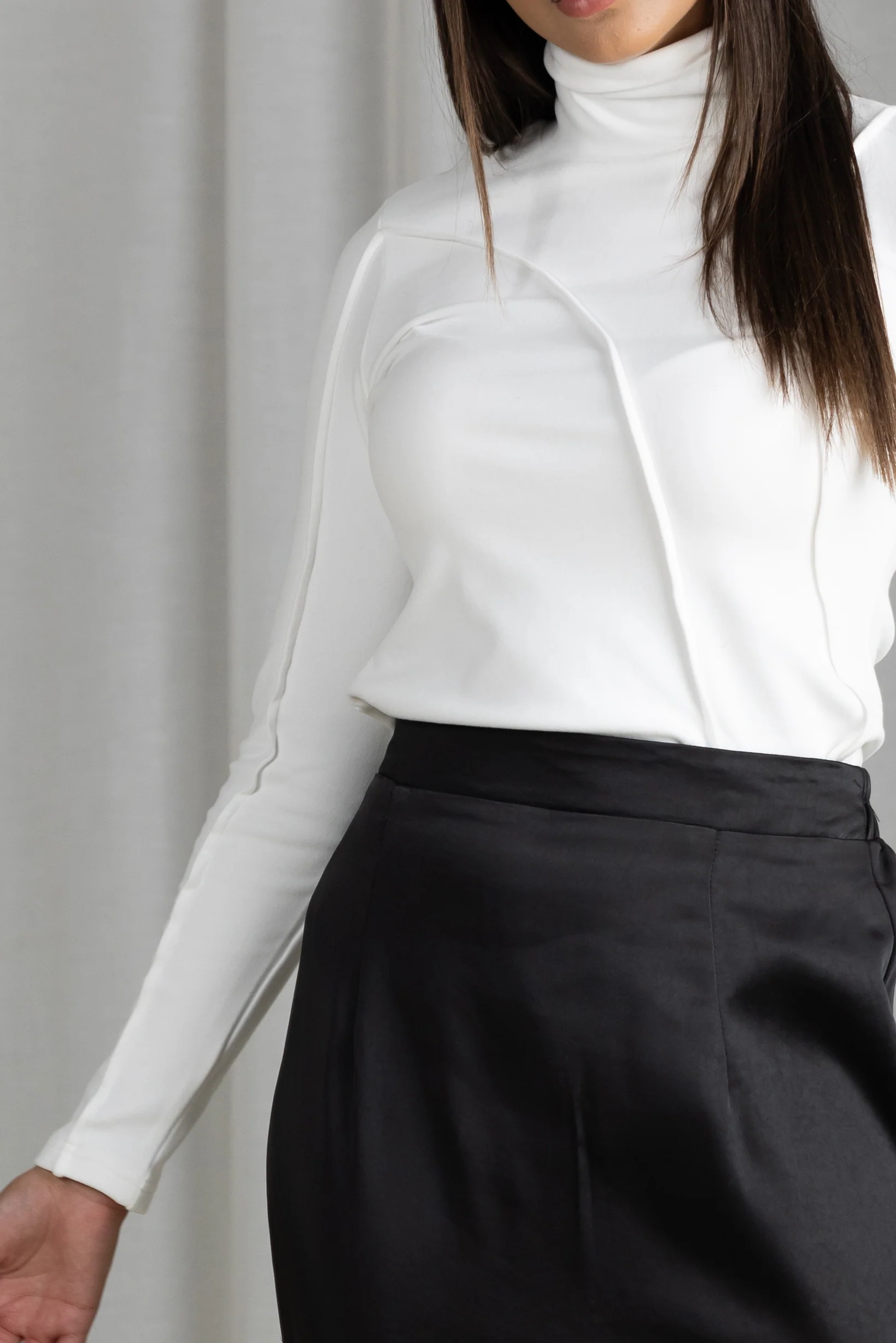 Turtle Neck Stitch Top - Image 4
