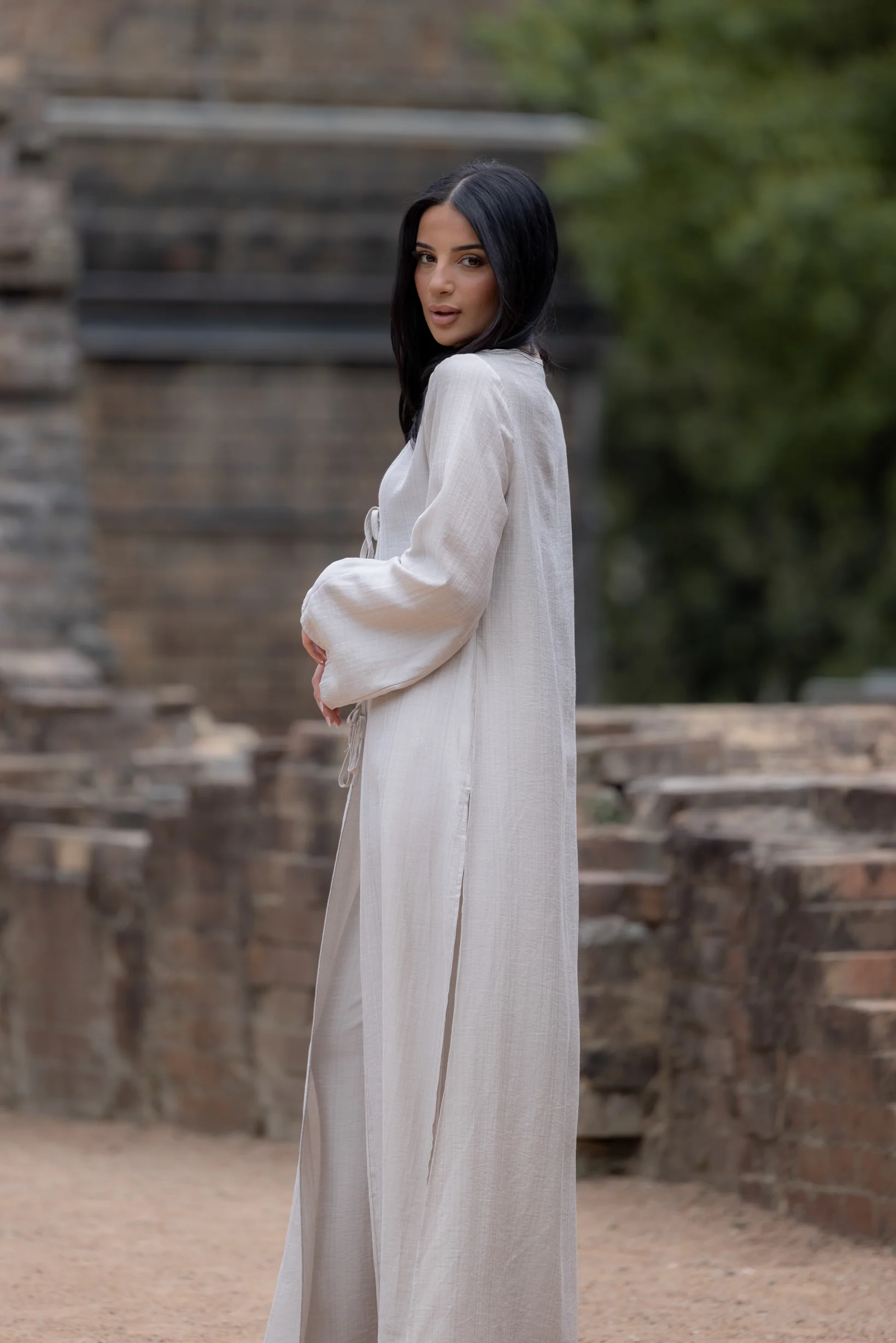 Twin Tie Cardi and Pants Set - Image 6