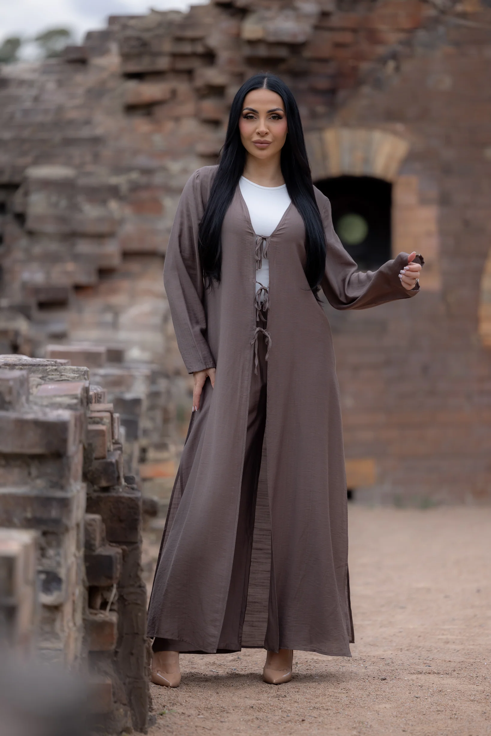 Twin Tie Cardi and Pants Set - Image 7