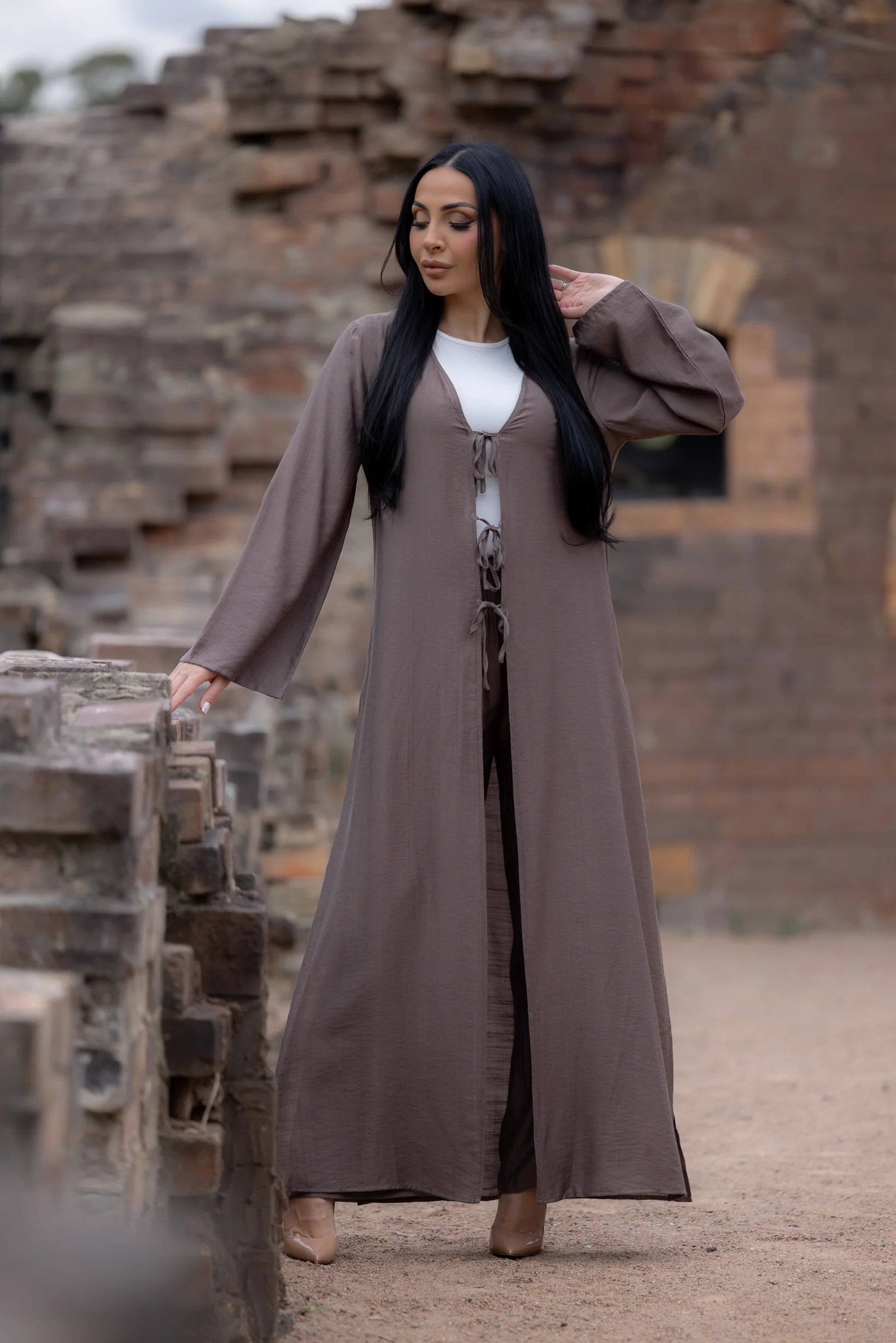 Twin Tie Cardi and Pants Set - Image 8