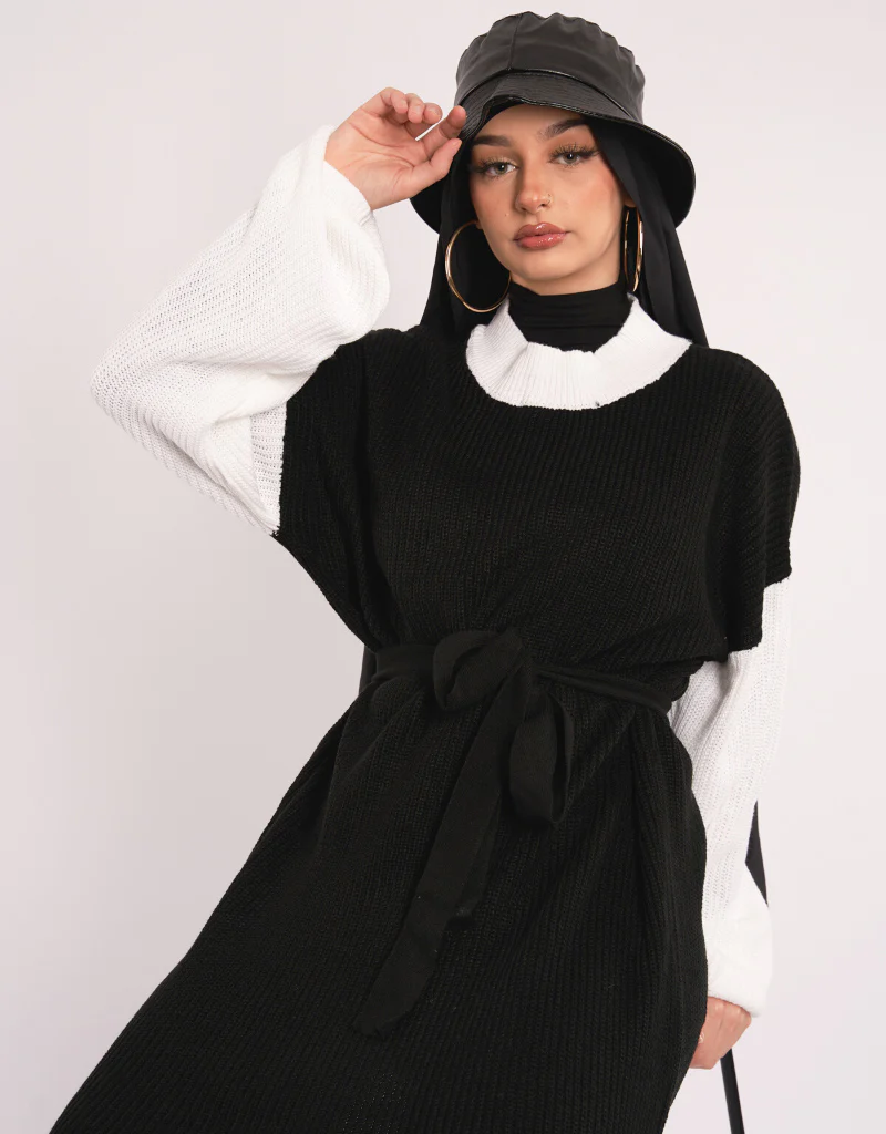 Two Tone Knit Top - Image 8