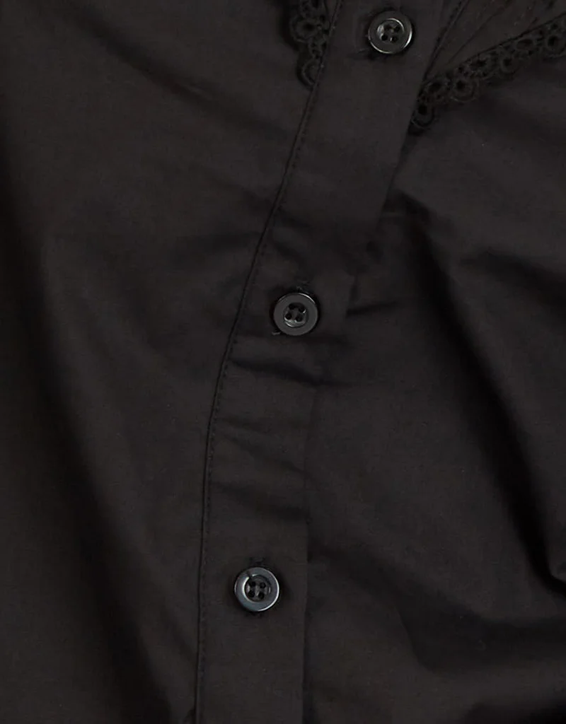 Vintage Lace Trim Shirt - Image 6