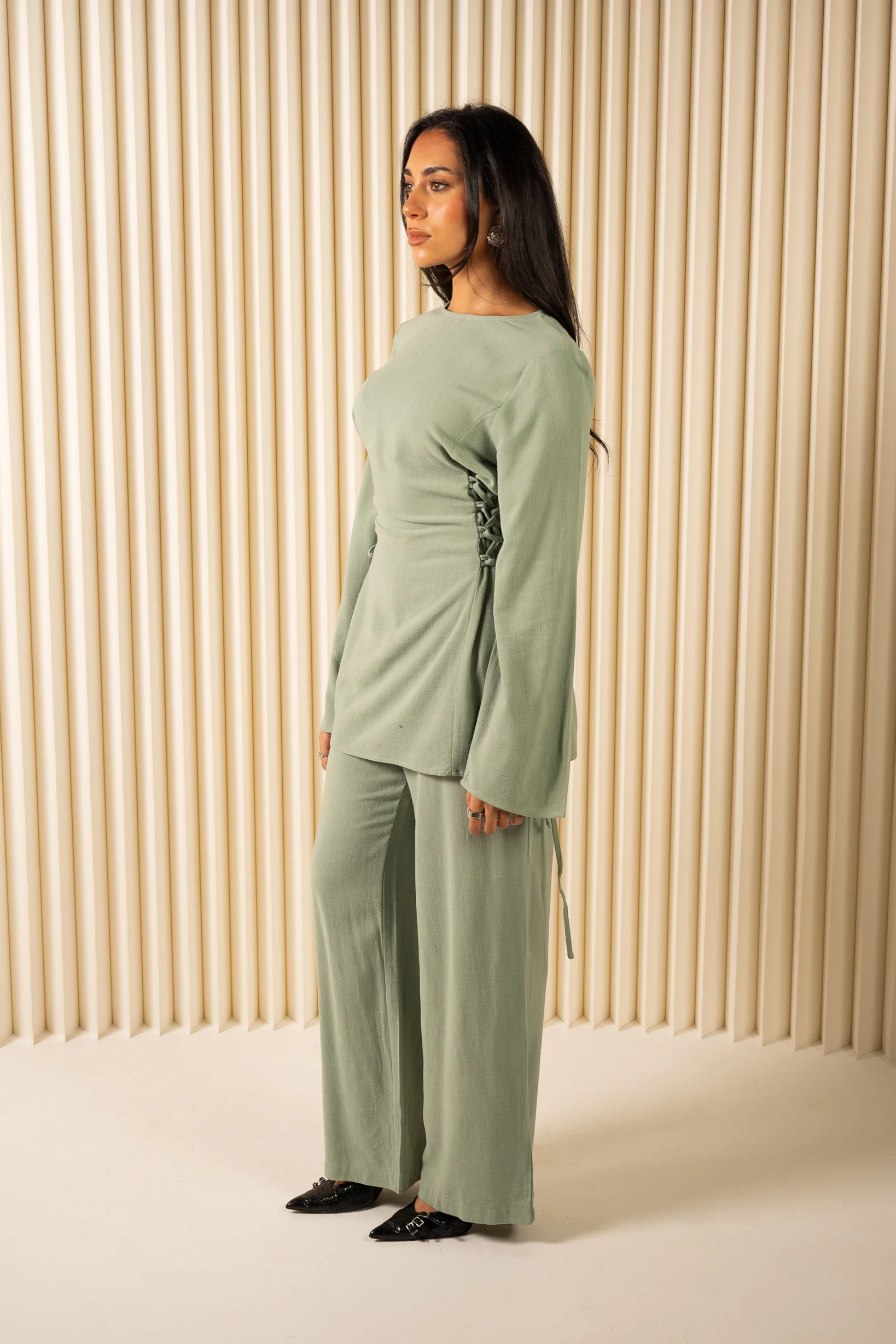 Wallai Linen Tie Set - Image 12
