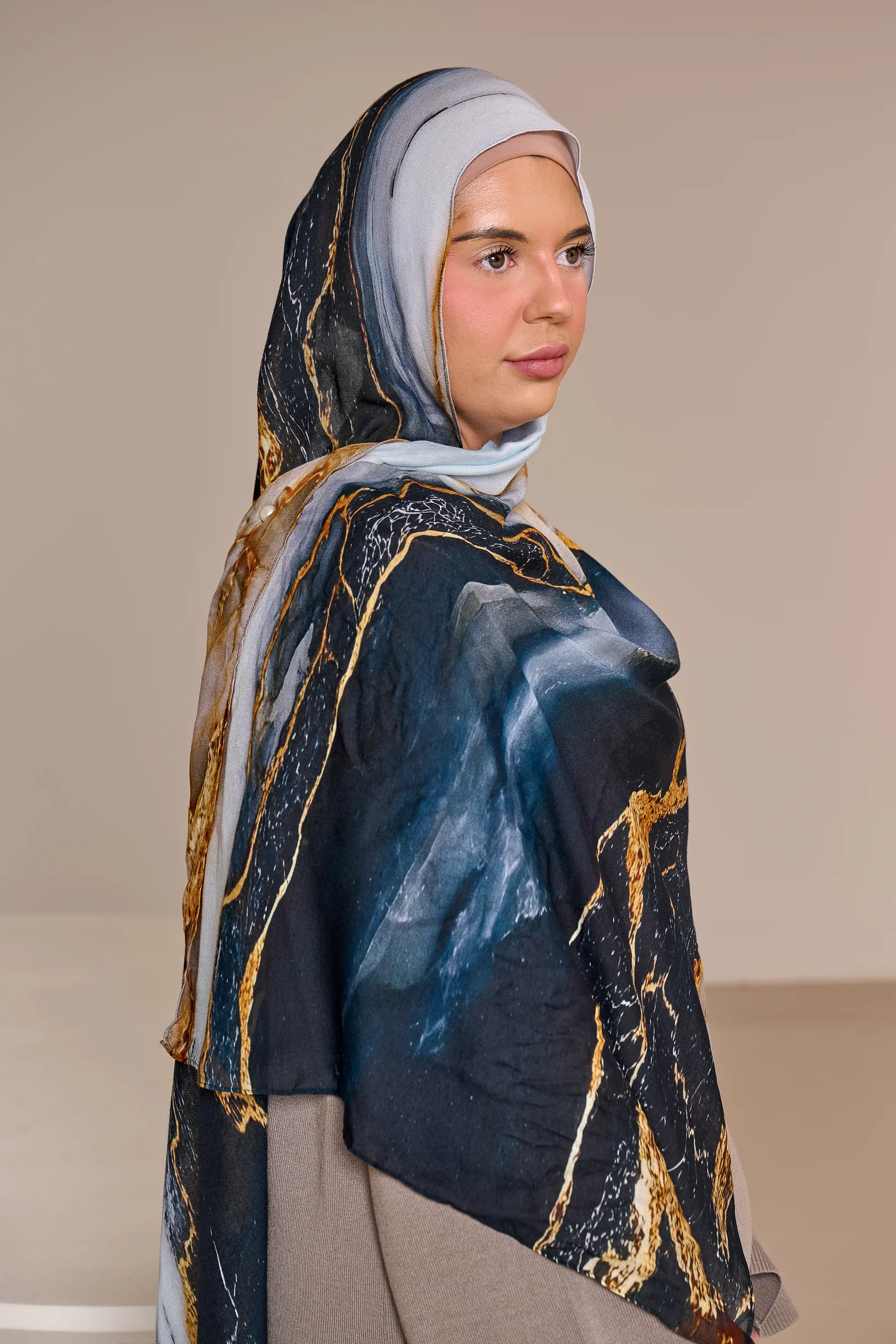 Watermark Modal Shawls - Shades of Dark Blue - Image 16