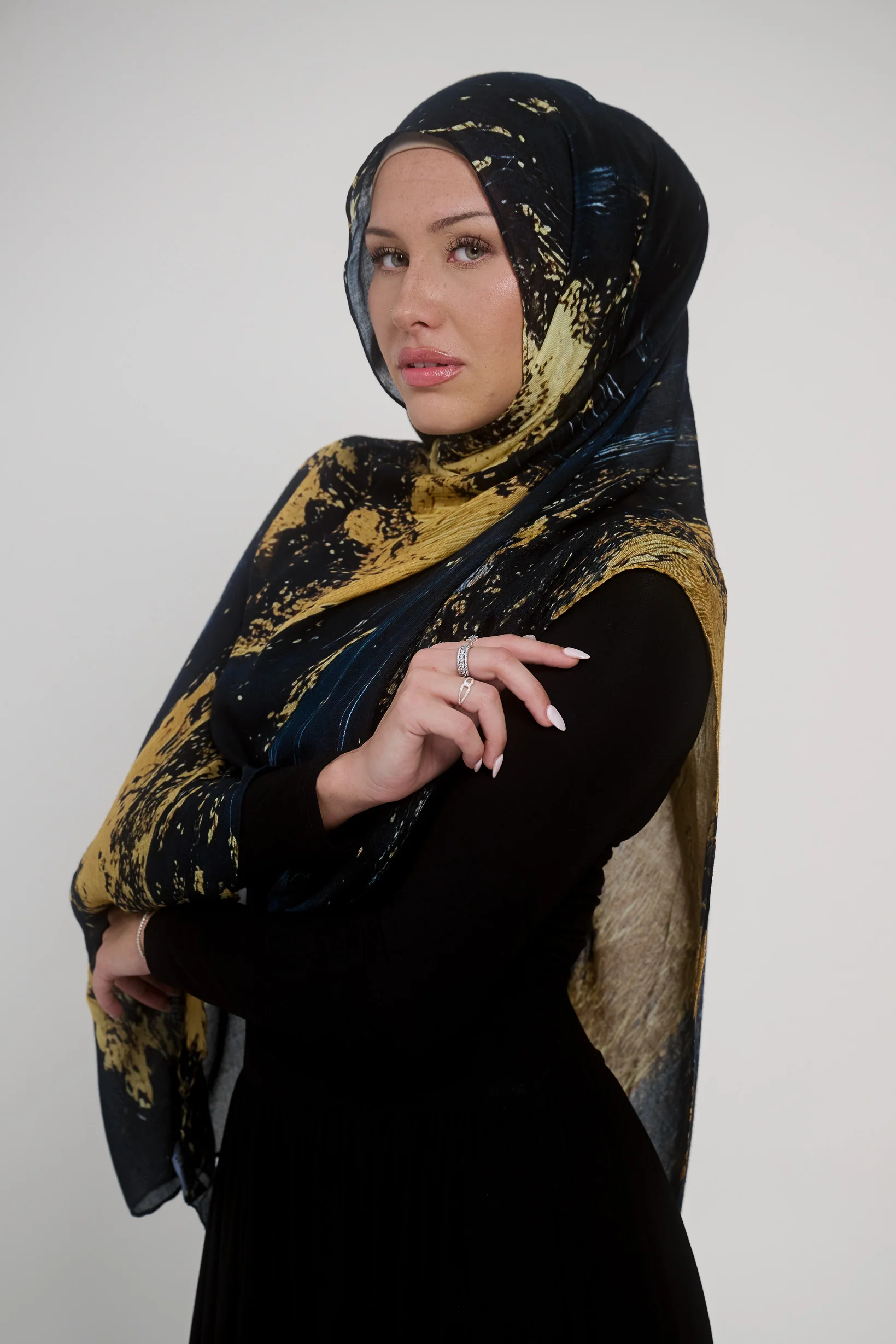Watermark Modal Shawls - Shades of Dark Blue - Image 17