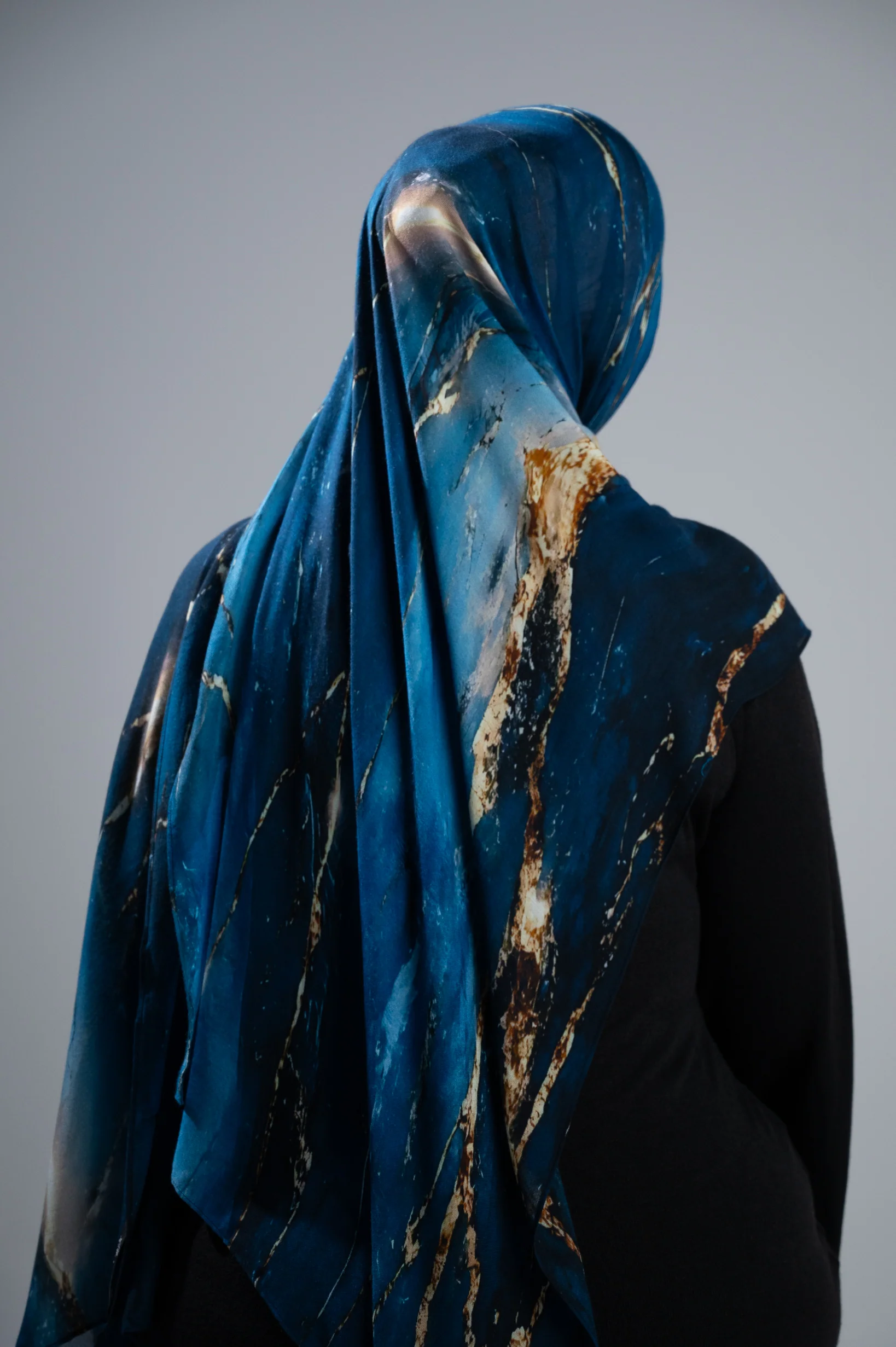 Watermark Modal Shawls - Shades of Dark Blue - Image 7