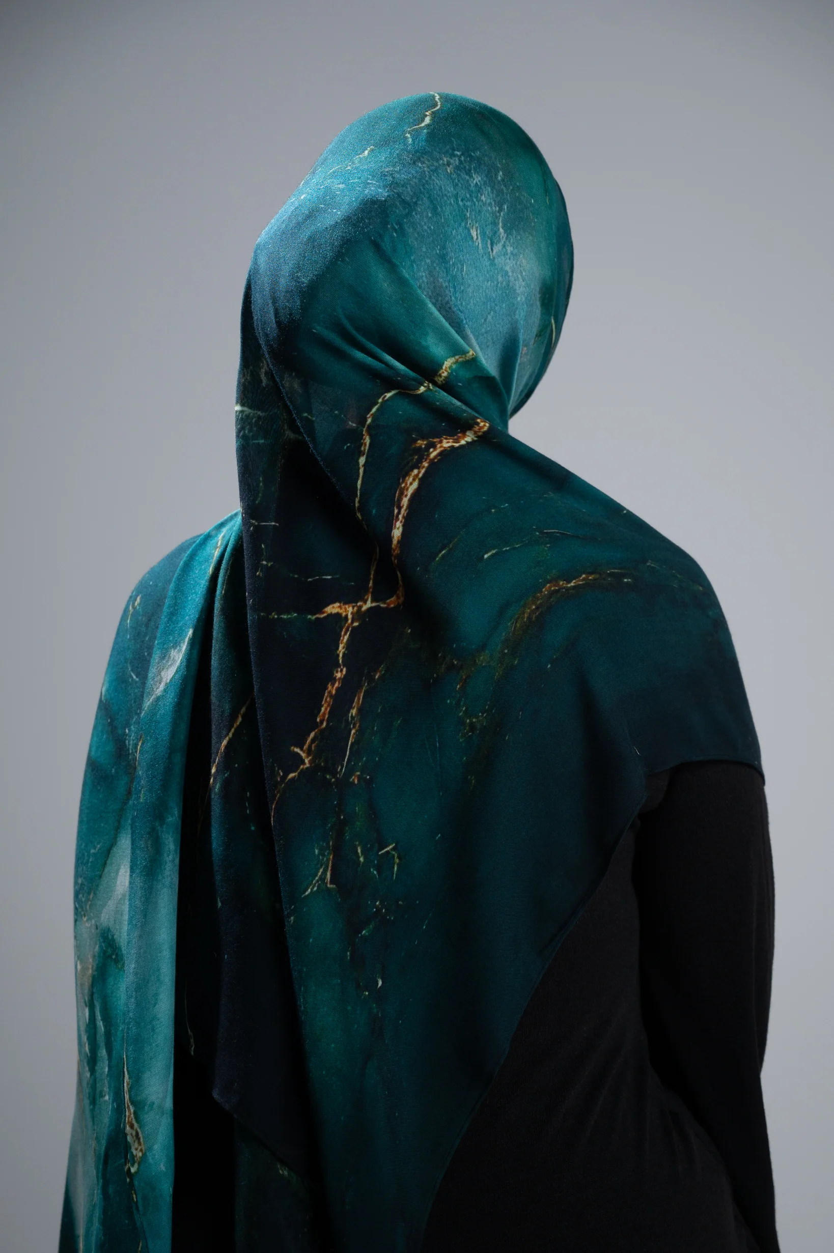 Watermark Modal Shawls - Shades of Dark Green - Image 2