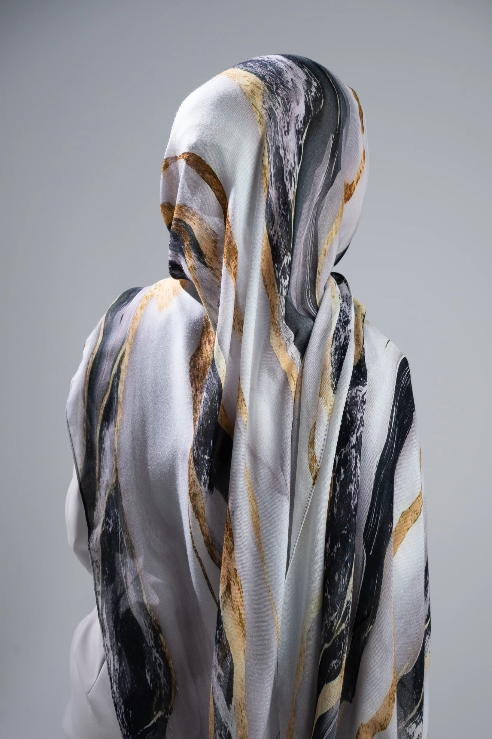 Watermark Modal Shawls - Shades of Grey - Image 2