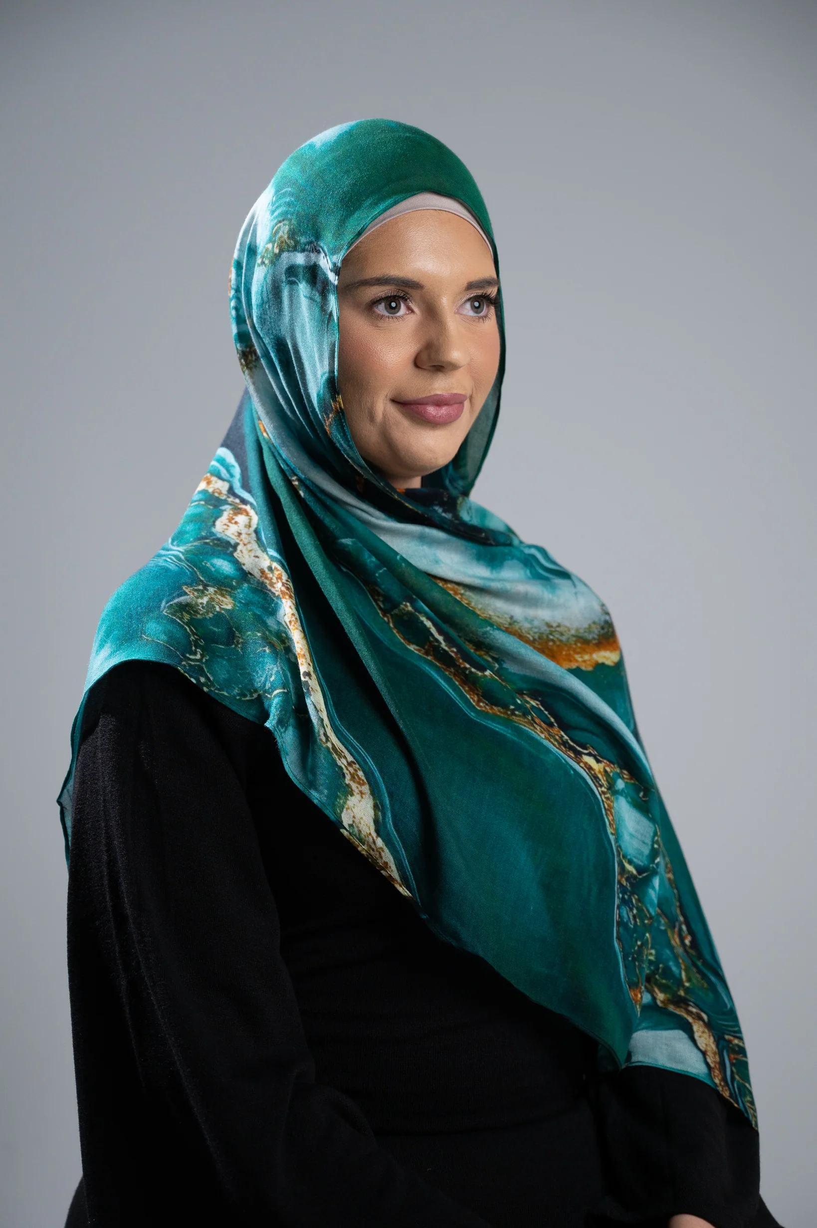 Watermark Modal Shawls - Shades of Light Green - Image 11