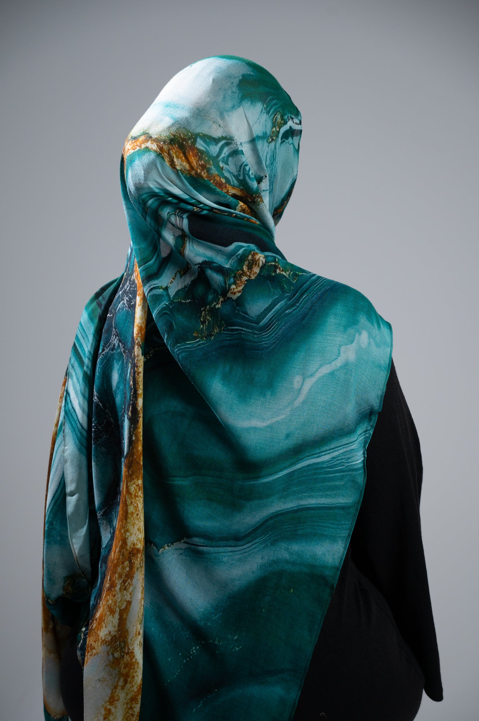 Watermark Modal Shawls - Shades of Light Green - Image 12
