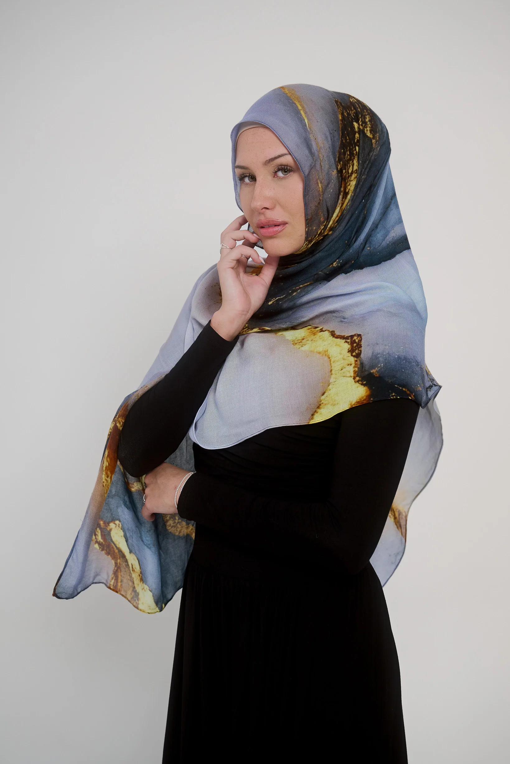 Watermark Modal Shawls - Shades of Purple - Image 3