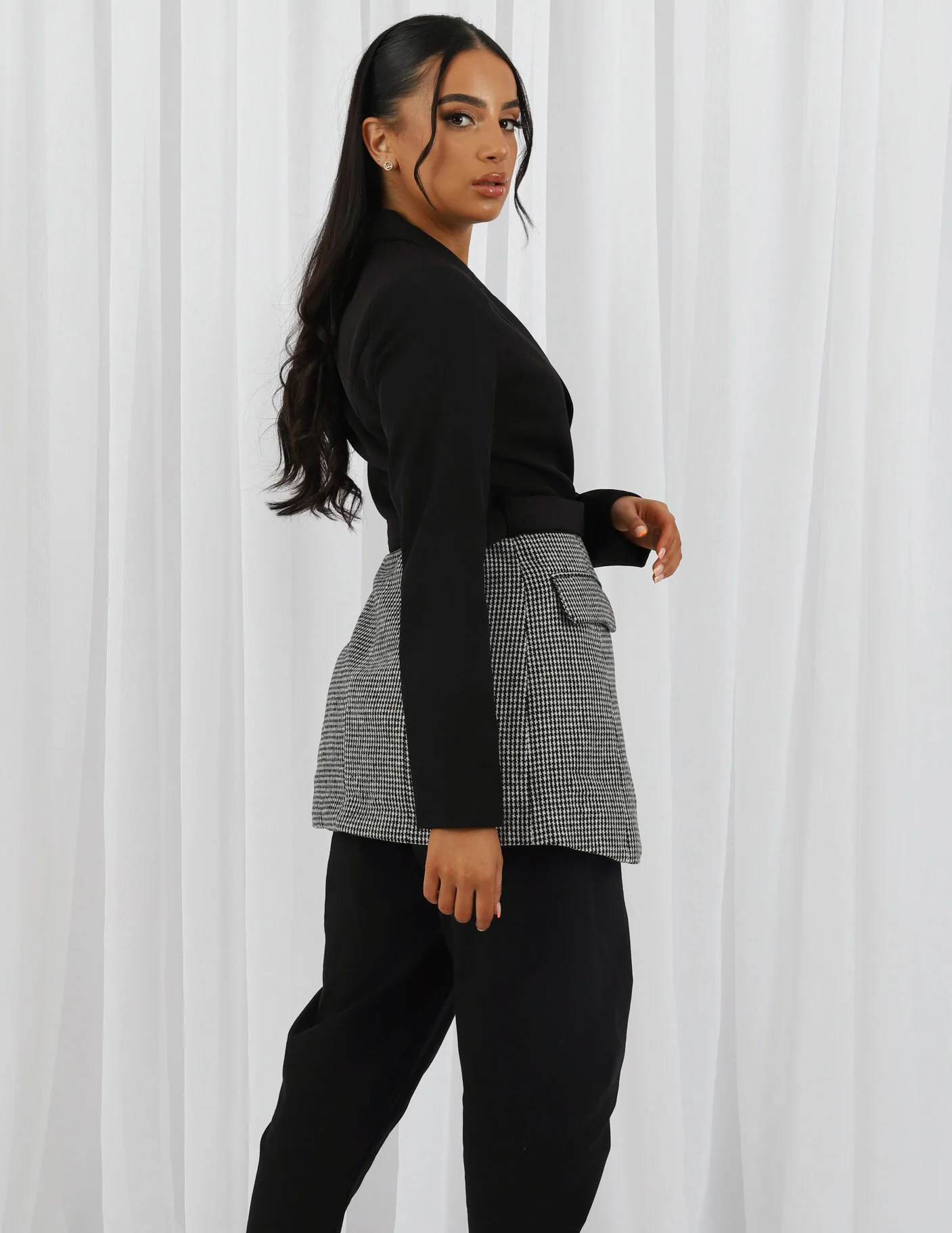 Willow Check Bottom Jacket - Image 5