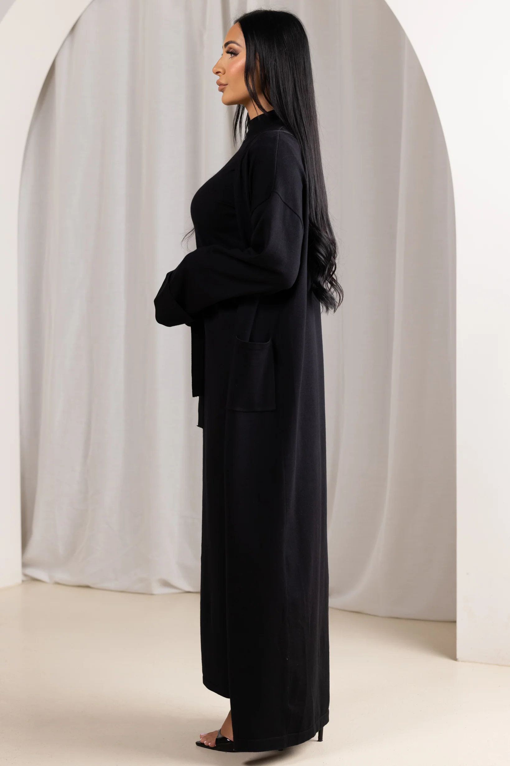 Yolaine Pocket Knit Cardi and Dress Set - Image 14