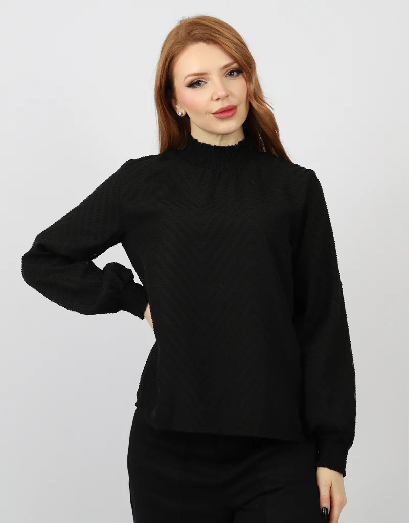 Zig Zag Stitch Blouse - Image 9
