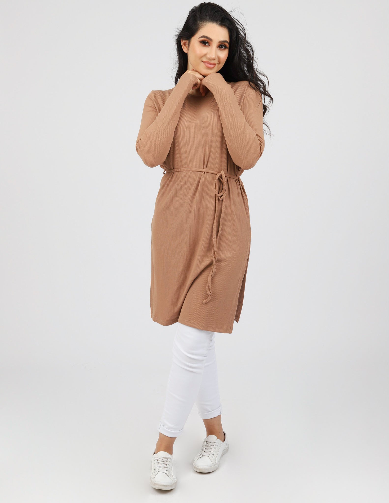 Zoey Straight Hem Tie Top - Image 10