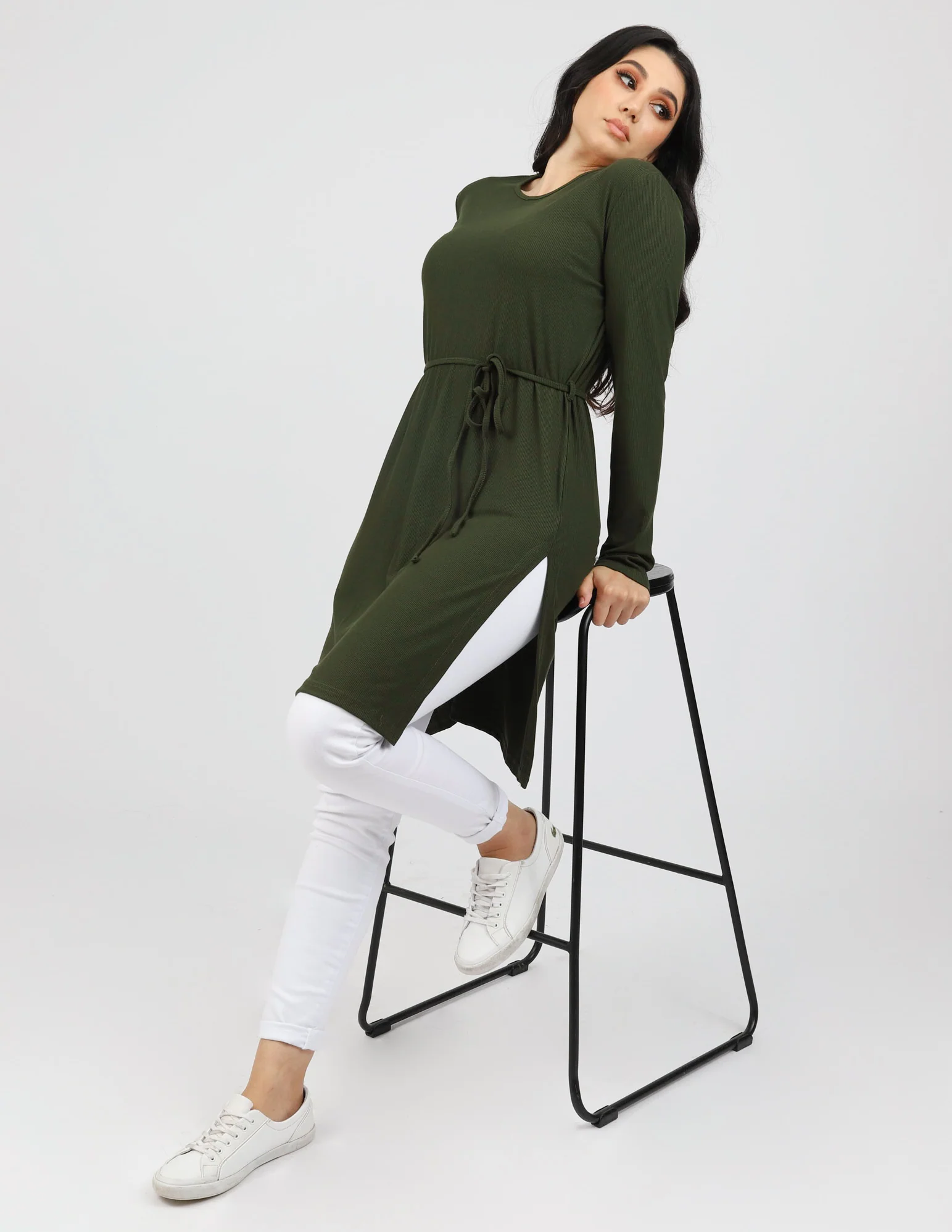 Zoey Straight Hem Tie Top - Image 17
