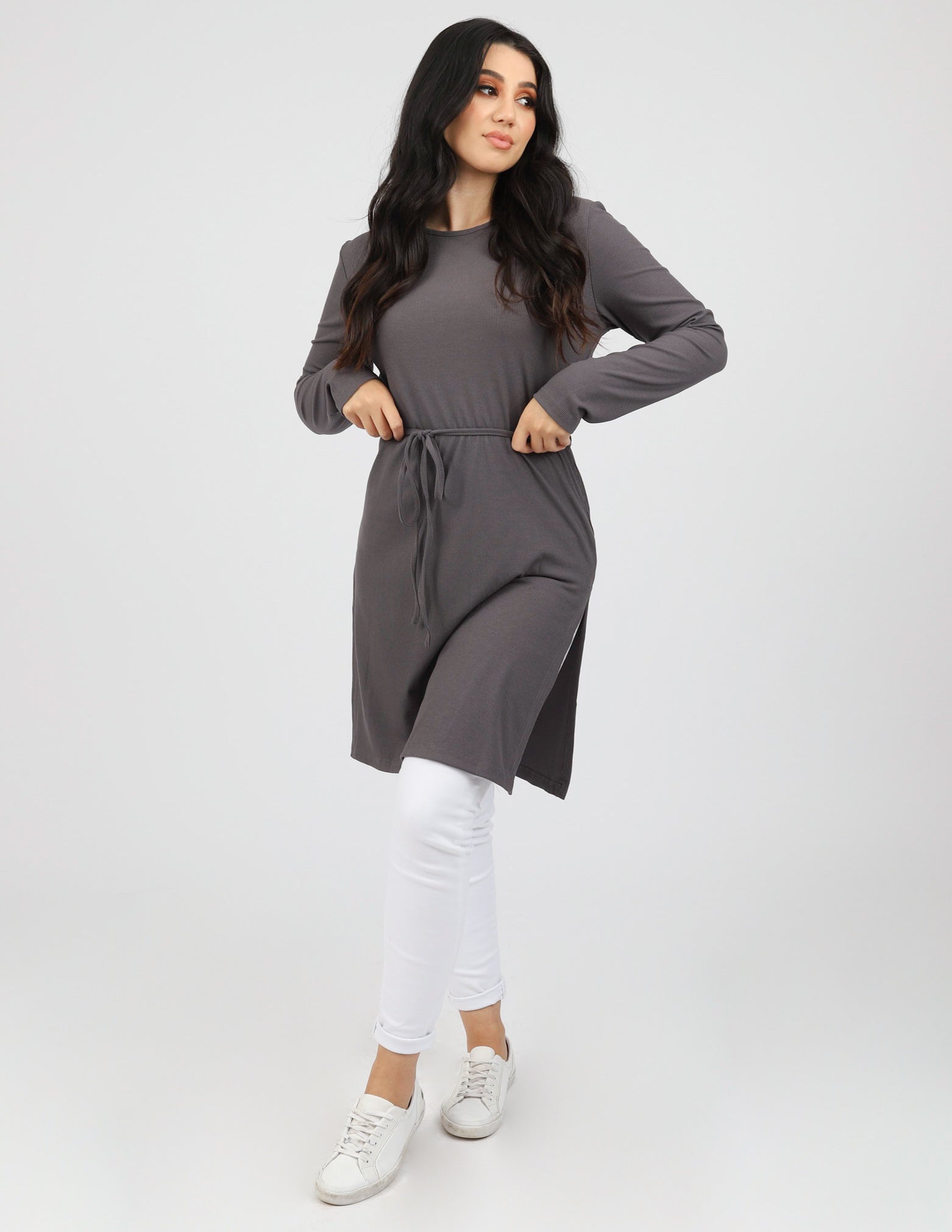 Zoey Straight Hem Tie Top - Image 26