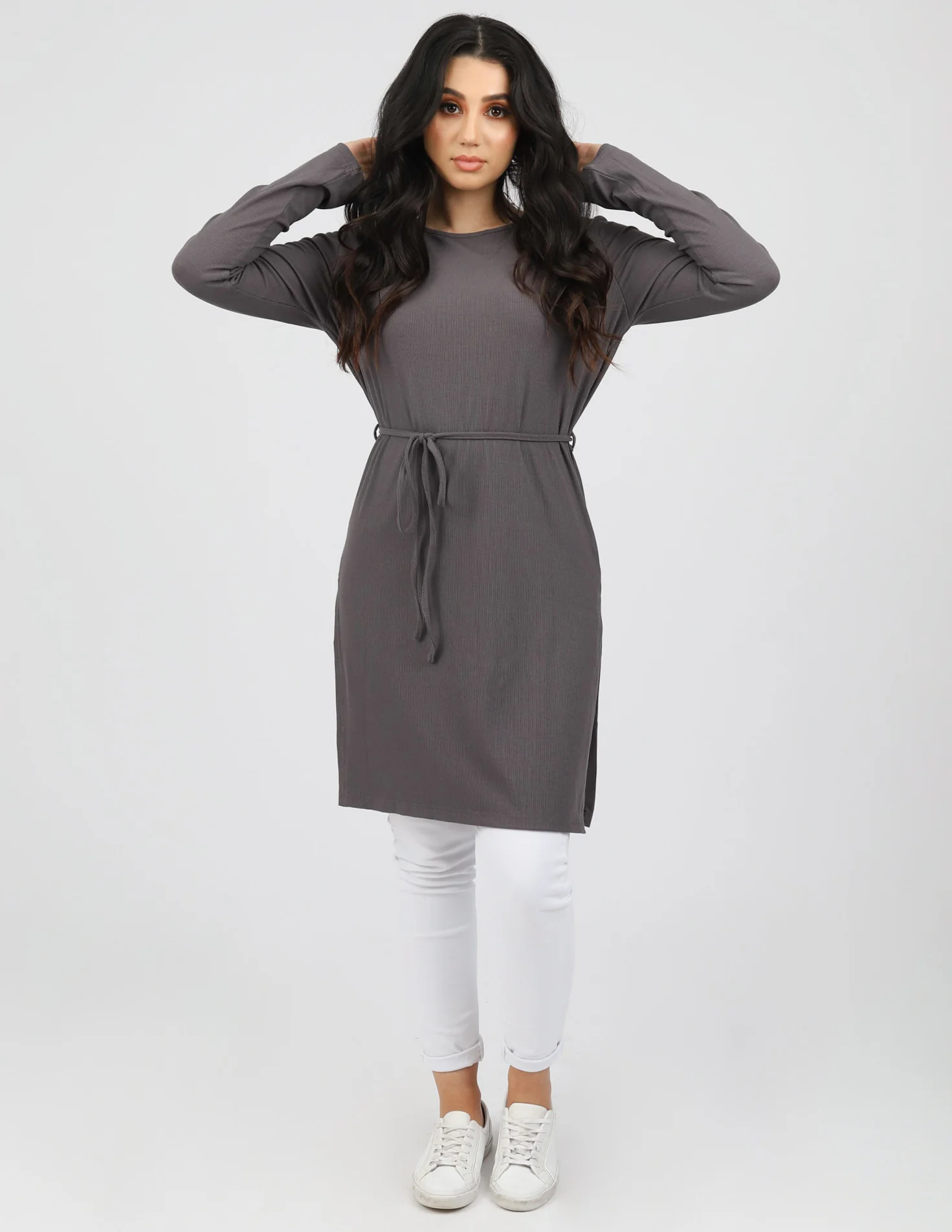 Zoey Straight Hem Tie Top - Image 27
