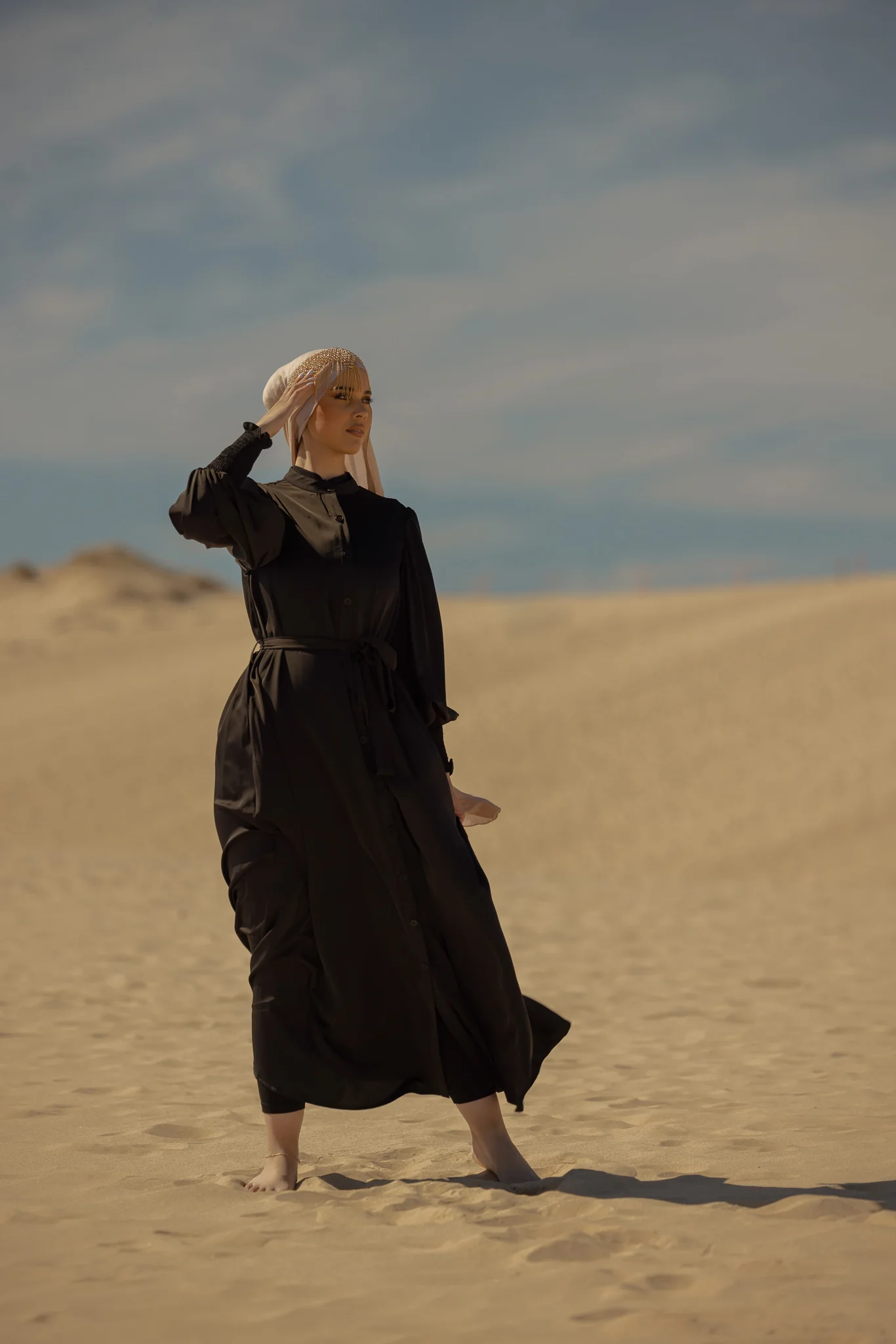 Zurini Button Down Abaya - Image 13